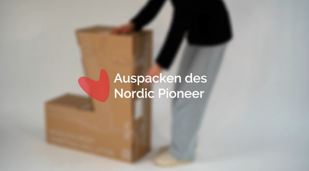 Auspacken. Aufklappen. Los.